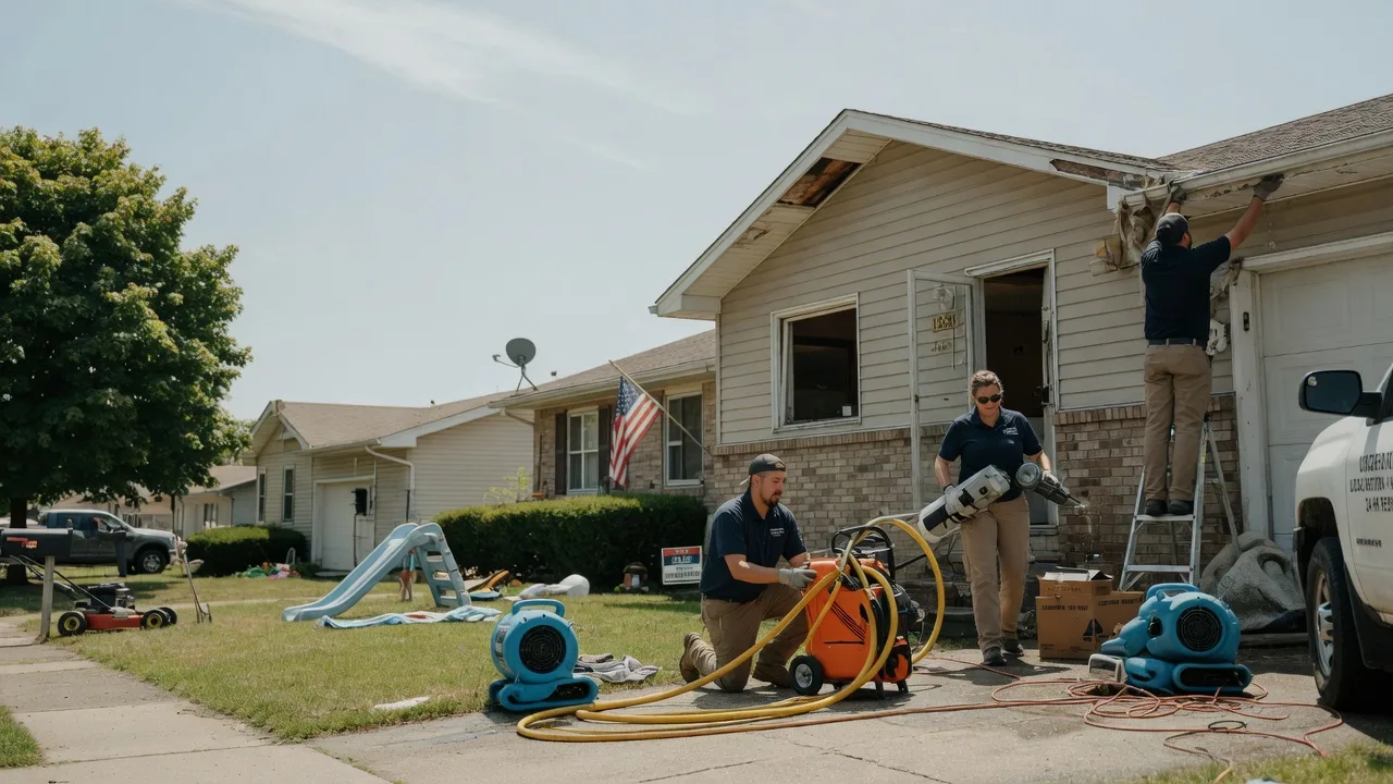 Water Damage Restoration in Mechanicsburg, IL near me